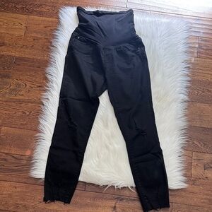 Articles Of Society Black Skinny Maternity Pants